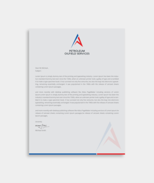 Oil and Gas Company: Letterhead Design | Letterhead Design by alex_etel