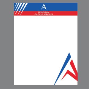Oil and Gas Company: Letterhead Design | Letterhead Design by 75-R-P-Z
