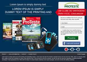 Landing Page Design by Infobliz Technologies for B2Portals | Design: #3491067