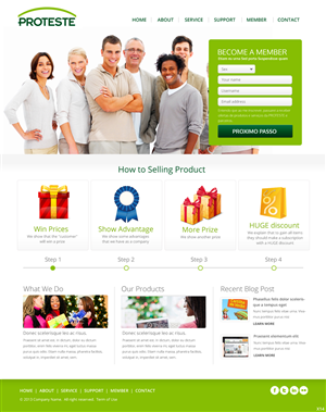 Landing Page Design by pb for B2Portals | Design: #2881147
