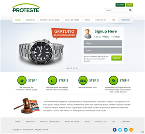 Landing Page Design by pb for B2Portals | Design: #2881154