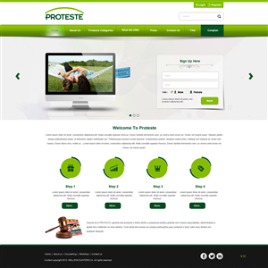 Landing Page Design by pb for B2Portals | Design: #2885024