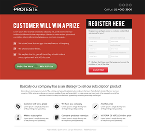 Landing Page Design by OM for B2Portals | Design: #2920207