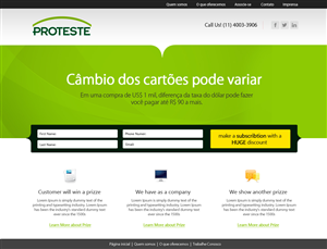 Diseño de Página de Aterrizaje por OM para B2Portals | Diseño #2926249