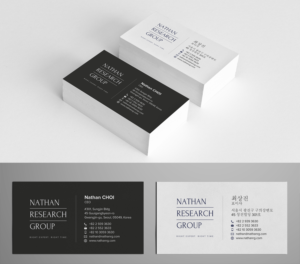 Business Card Design by Tilt for Nathan Research Group, Inc. | Design: #19268557