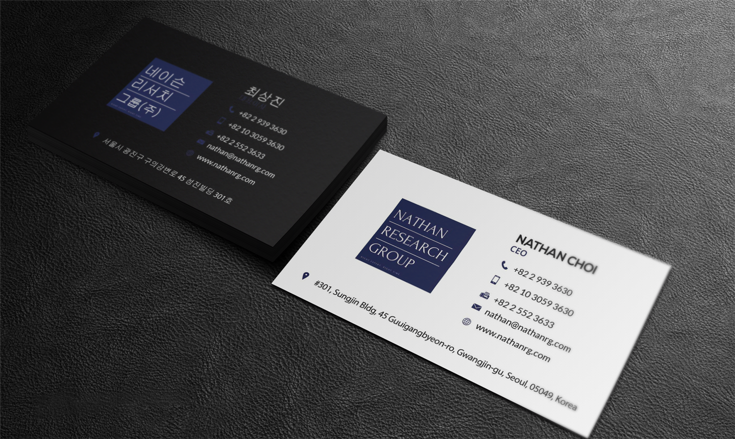 Business Card Design by Riz' for Nathan Research Group, Inc. | Design #19270916