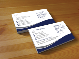 Design de Carte de Visite par Creations Box 2015 pour Nathan Research Group, Inc. | Design #19276873