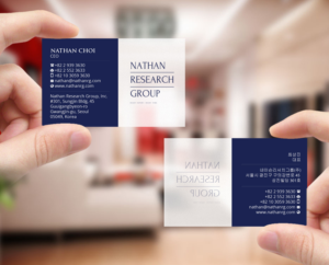 Visitenkarten-Design von Creations Box 2015 für Nathan Research Group, Inc. | Design: #19276875