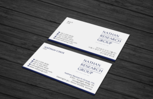 Visitenkarten-Design von Creations Box 2015 für Nathan Research Group, Inc. | Design: #19276880