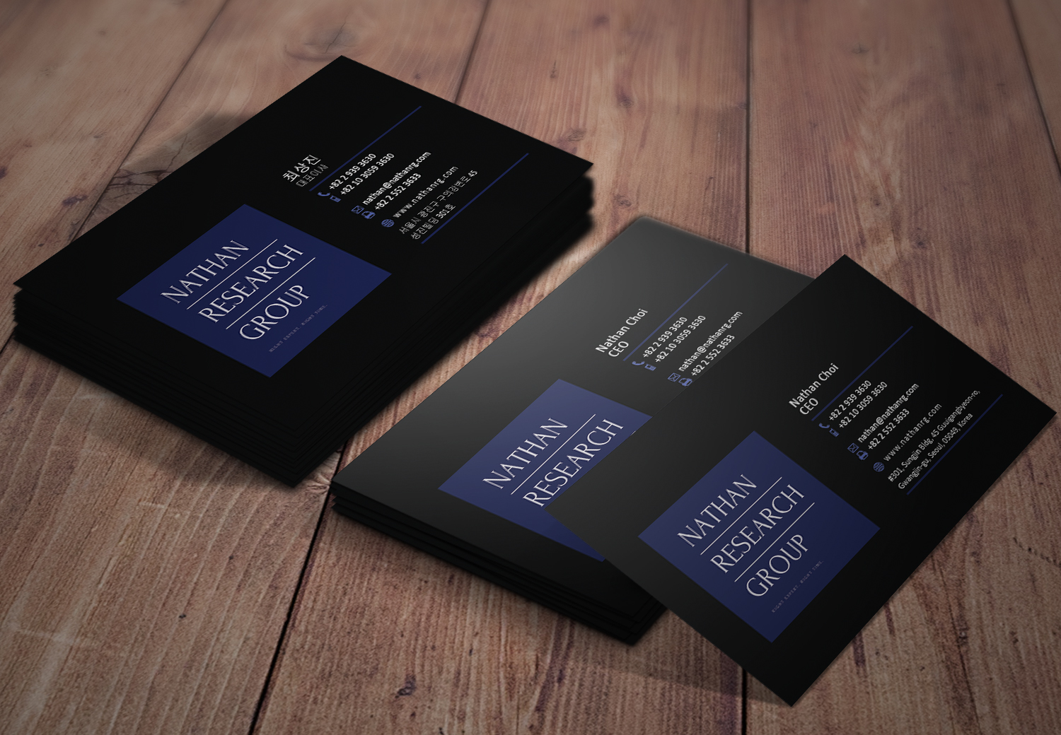 Business Card Design by Edirisingha for Nathan Research Group, Inc. | Design #19276499
