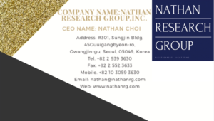 Visitenkarten-Design von Brelev für Nathan Research Group, Inc. | Design: #19268728