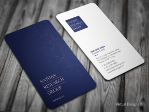 Business Card Design by SyncFuse™ Solutions for Nathan Research Group, Inc. | Design: #19263306