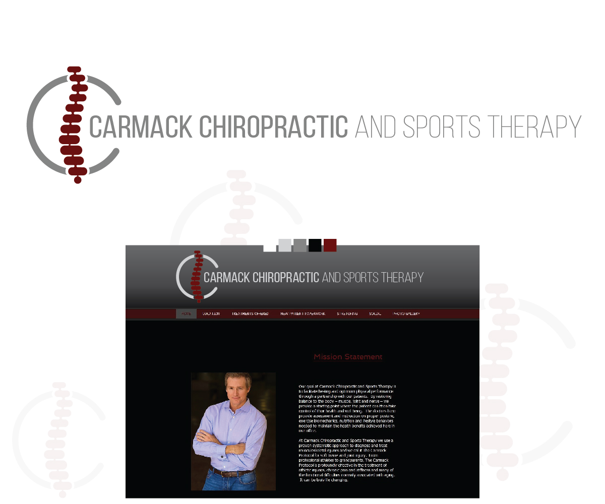 Logo Design by altera for Carmack Chiropractic and Sports Therapy | Design #19287138
