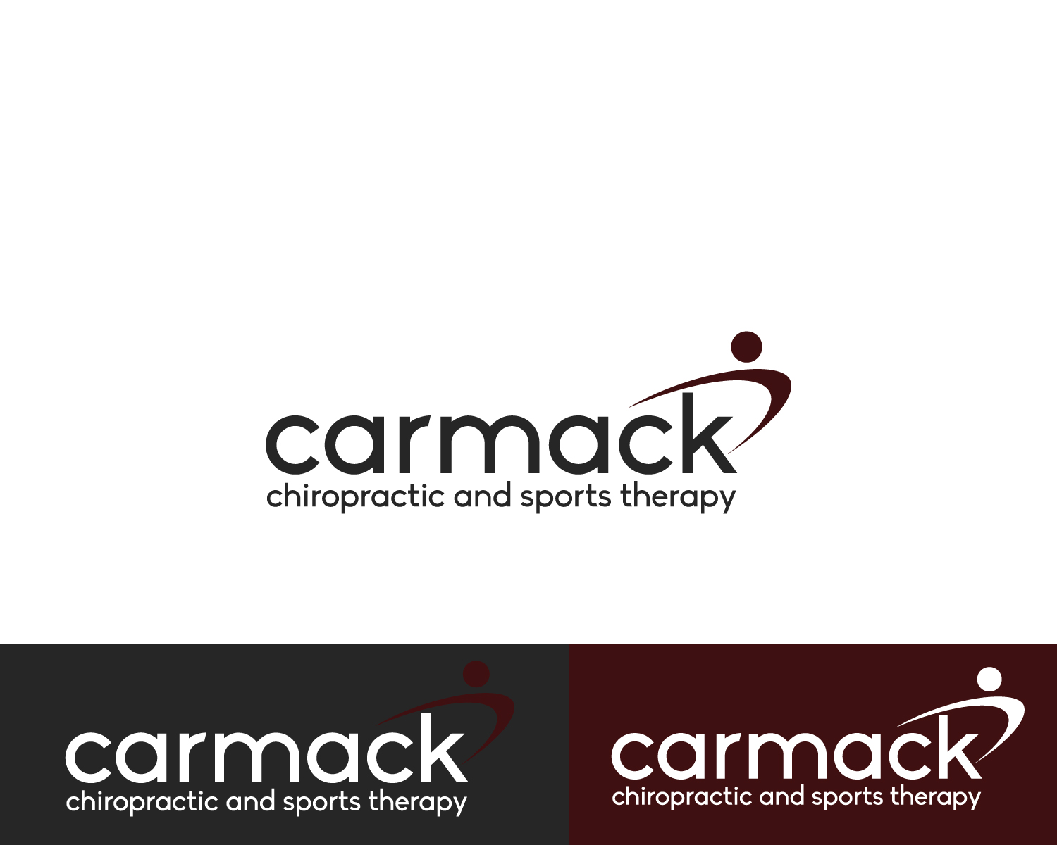 Logo Design by Atec for Carmack Chiropractic and Sports Therapy | Design #19298881