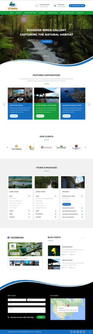 Web Design by pb for Tours Unlimited | Design: #19286989