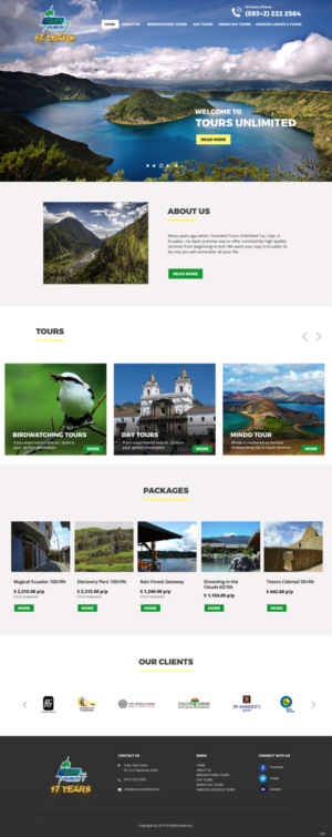 Web Design by pb for Tours Unlimited | Design: #19286994