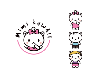 Mimi Kawaii or MK | Logo-Design von Anekaa