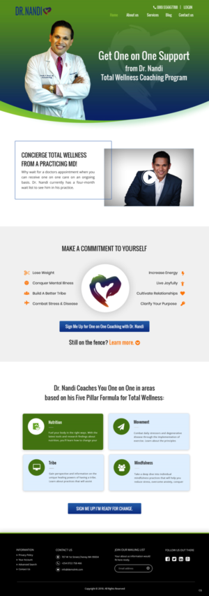 Web Design by pb for Ask Dr. Nandi Charities | Design: #19277063