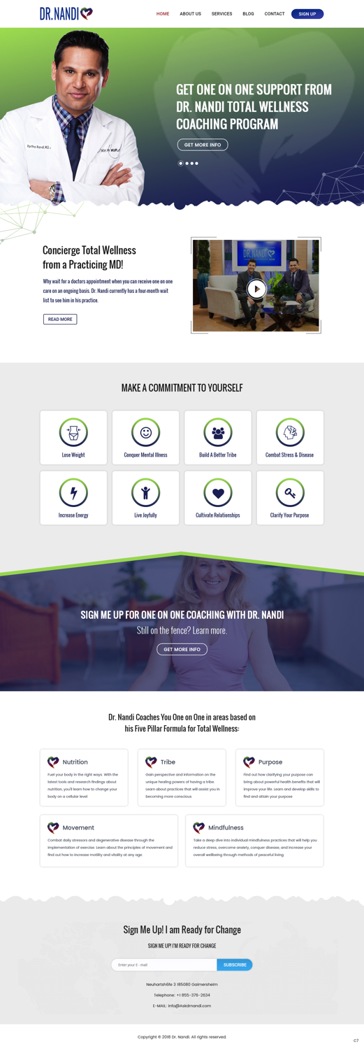 Diseño Web por pb para Ask Dr. Nandi Charities | Diseño #19277064