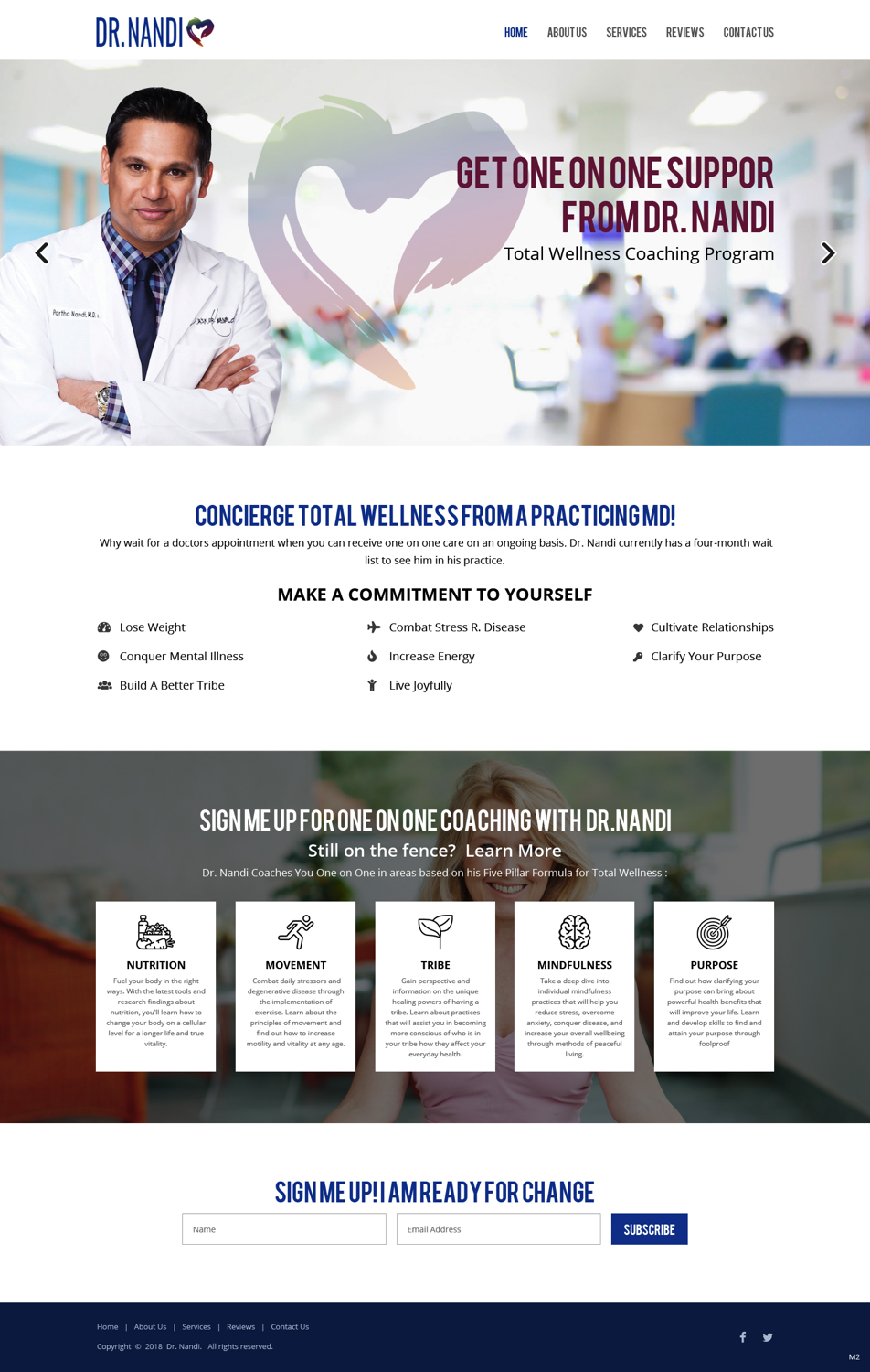 Web Design by pb for Ask Dr. Nandi Charities | Design #19286870