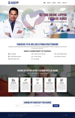 Web Design by pb for Ask Dr. Nandi Charities | Design: #19286870