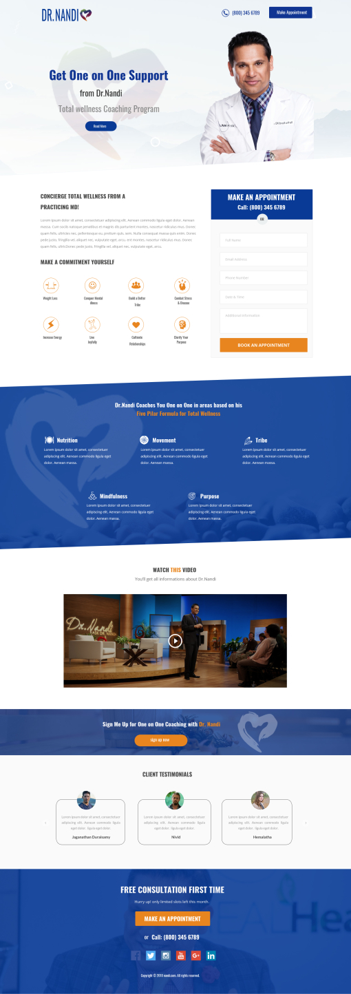 Web Design by WebPixel for Ask Dr. Nandi Charities | Design #19275281