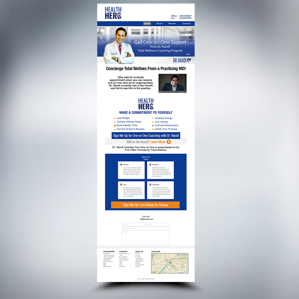 Web Design by cahkuli for Ask Dr. Nandi Charities | Design #19275086