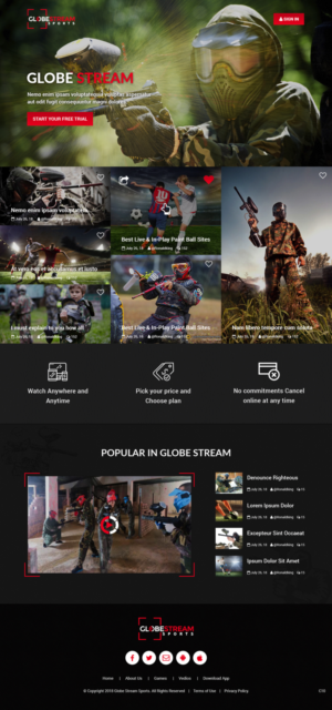 Diseño Web por pb para The Pure Production | Diseño: #19277241