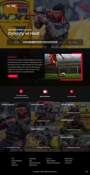 Diseño Web por pb para The Pure Production | Diseño: #19277247