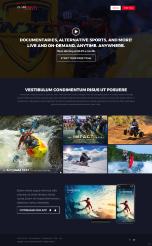 Diseño Web por pb para The Pure Production | Diseño: #19277253