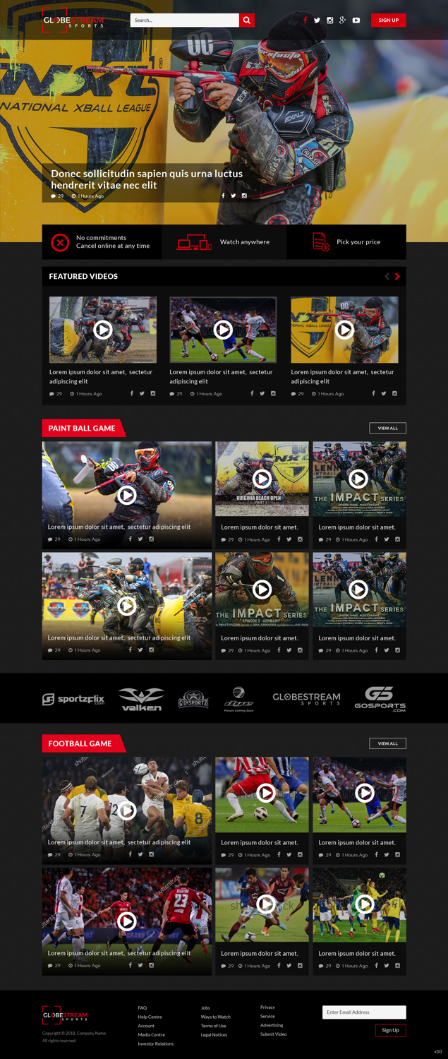 Web Design by pb for The Pure Production | Design #19286787