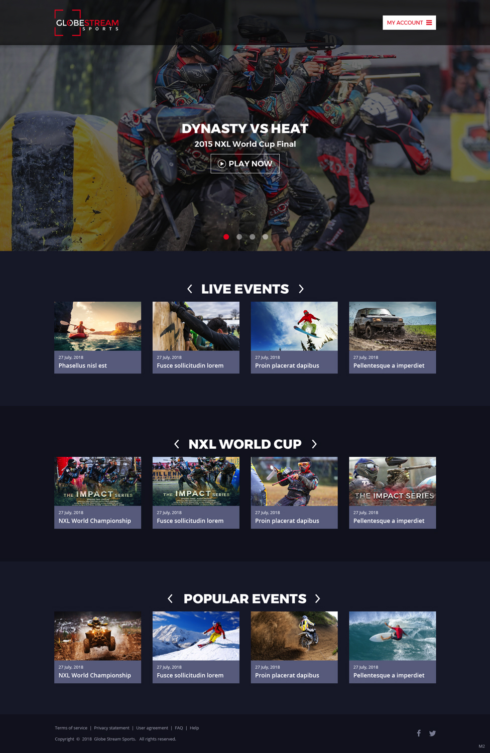 Diseño Web por pb para The Pure Production | Diseño #19295531