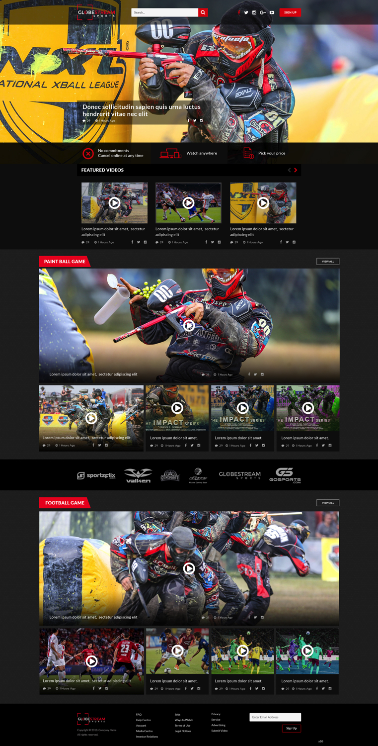 Web Design by pb for The Pure Production | Design #19332444