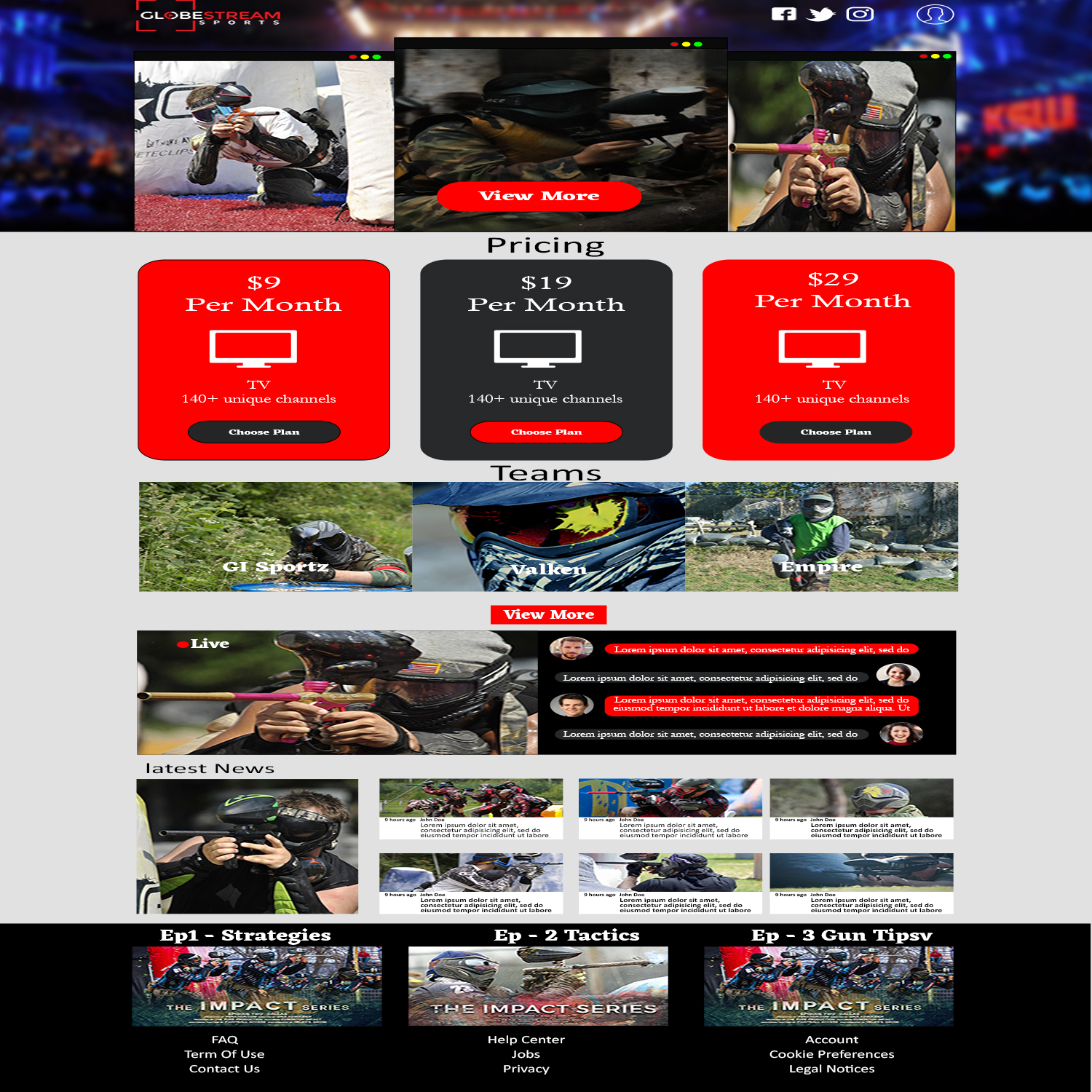 Web Design by JDaBeast for The Pure Production | Design #19296981