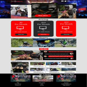 Diseño Web por JDaBeast para The Pure Production | Diseño: #19296981
