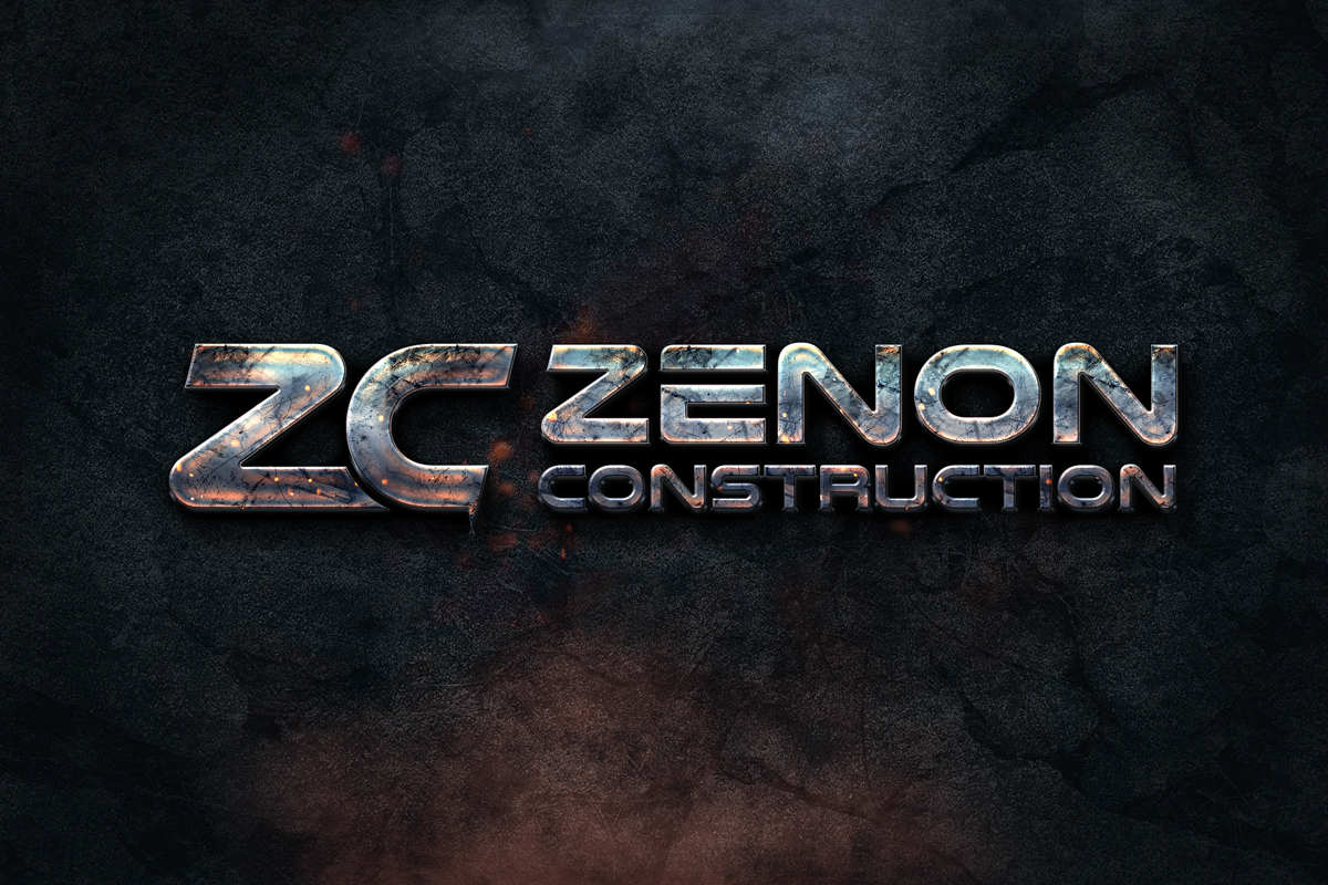 Logo Design by Sergio Coelho for Zenon Construction | Design #19324194