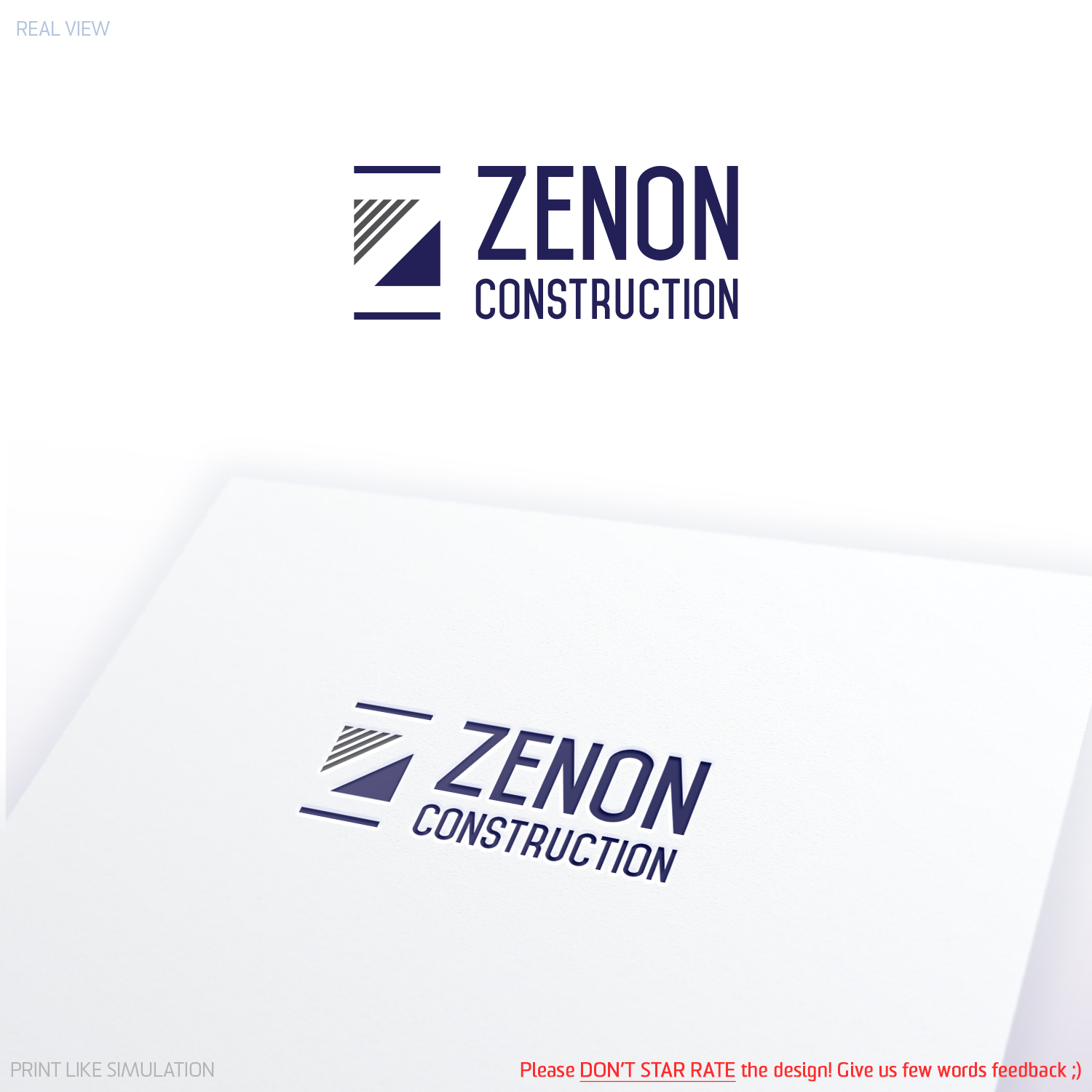 Diseño de Logo por Anthony para Zenon Construction | Diseño #19344088