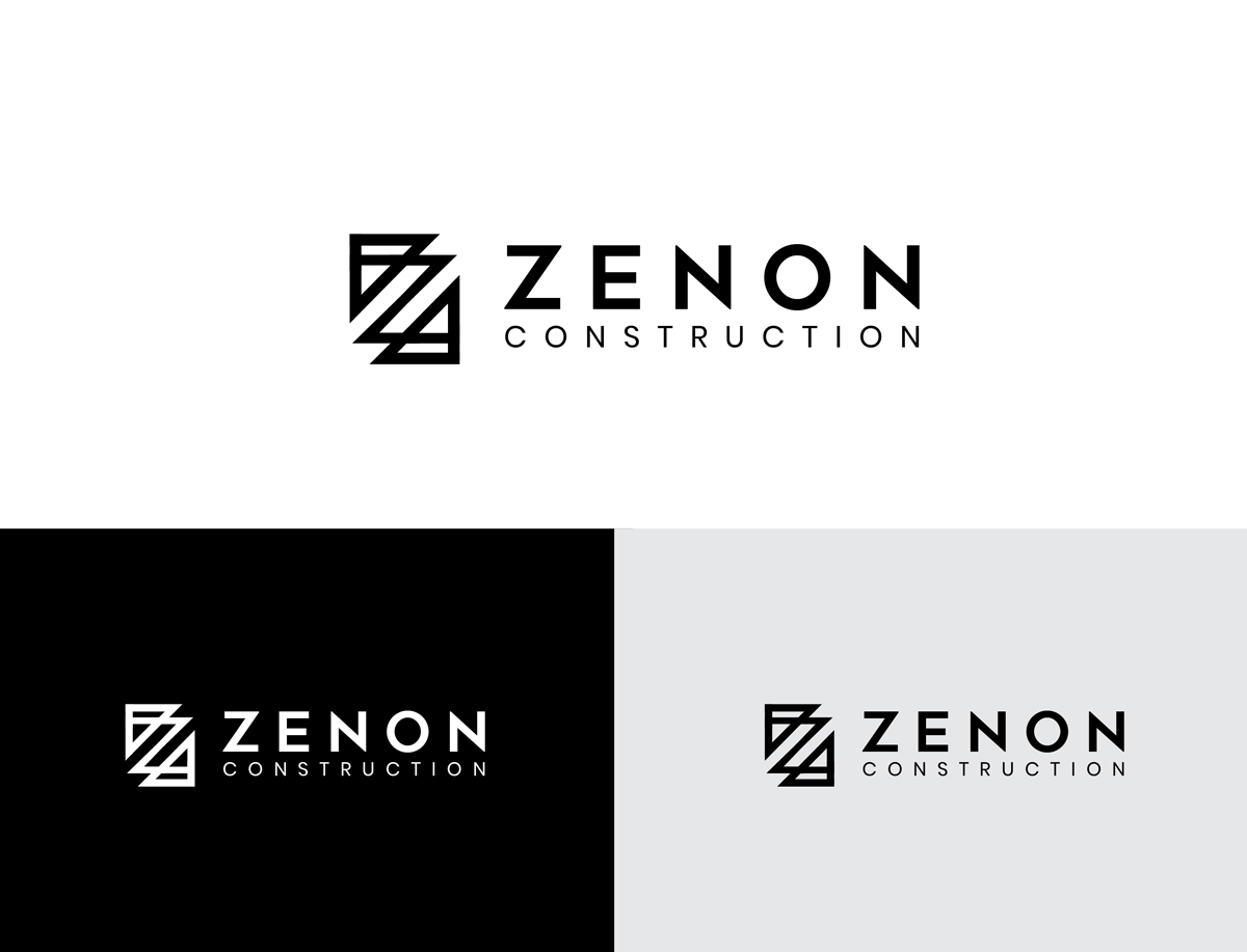Logo Design by Aqeel Momin for Zenon Construction | Design #19323459