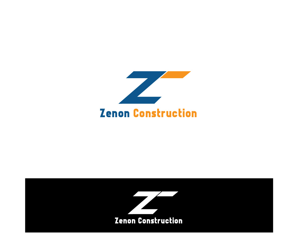 Logo Design by Isnah Logo for Zenon Construction | Design #19312171