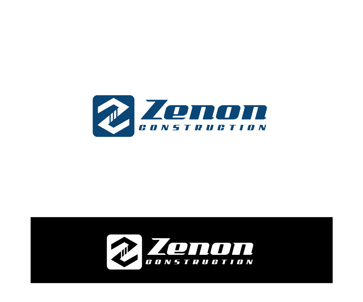 Logo Design by Isnah Logo for Zenon Construction | Design #19315565