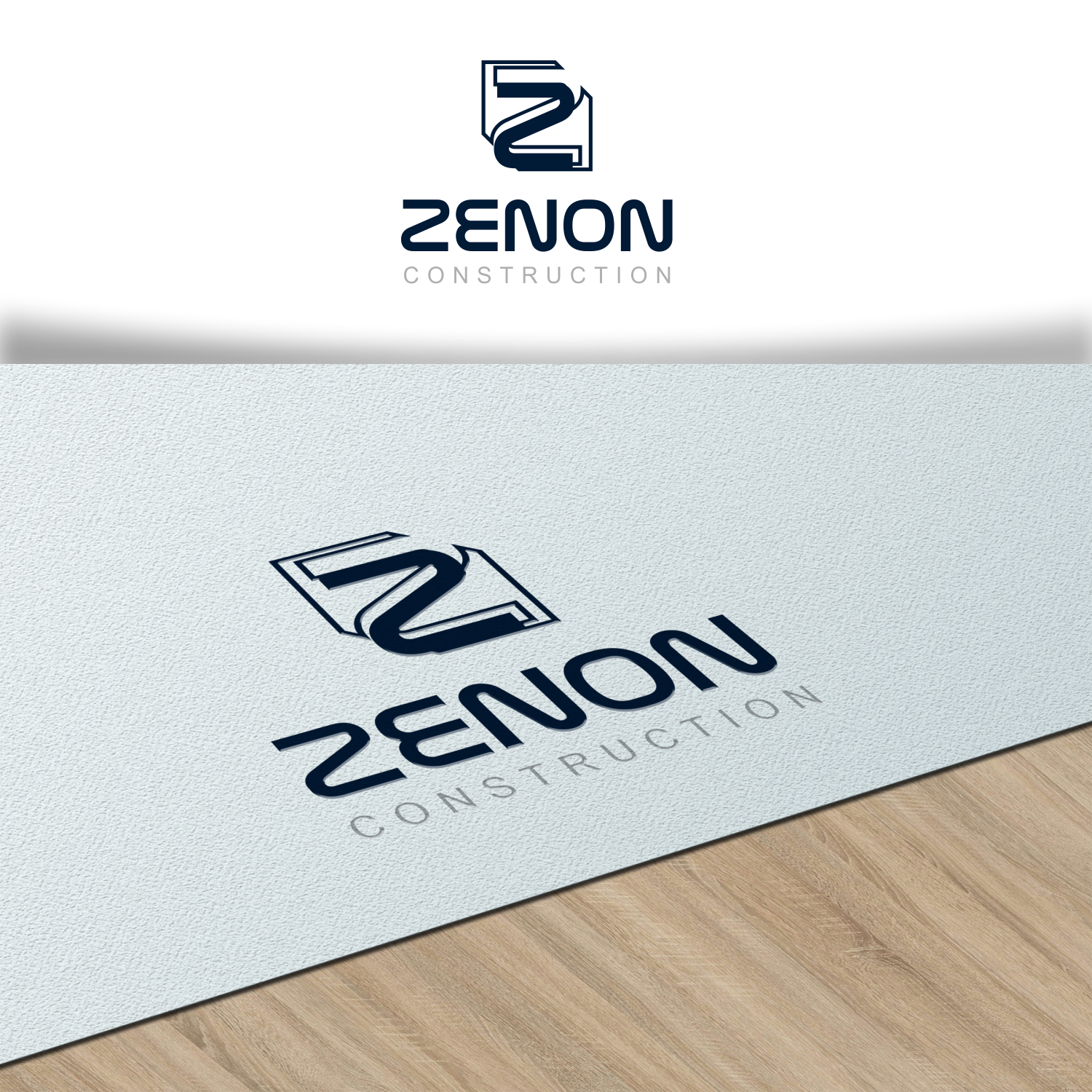 Logo Design by Infocabana Serviços Digitais for Zenon Construction | Design #19329334