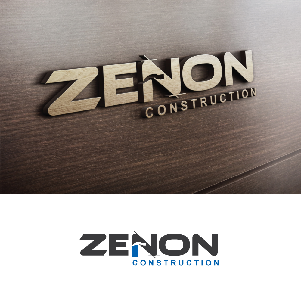 Logo Design by CreativeFlows 2 for Zenon Construction | Design #19308777