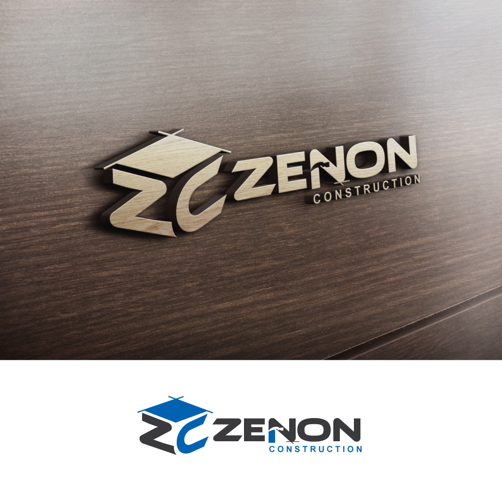Logo Design by CreativeFlows 2 for Zenon Construction | Design #19325158