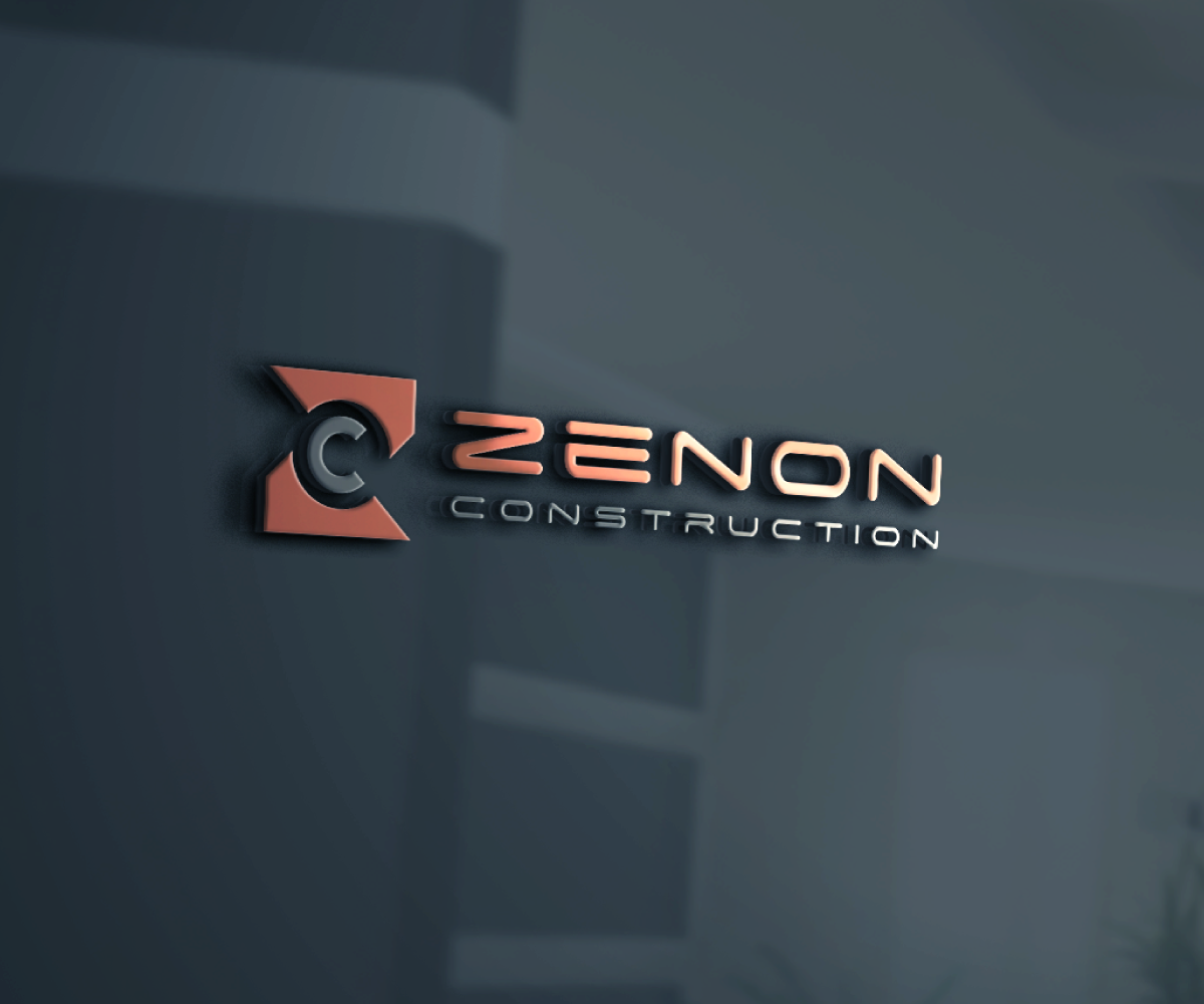 Logo Design by SlashGrid for Zenon Construction | Design #19344535