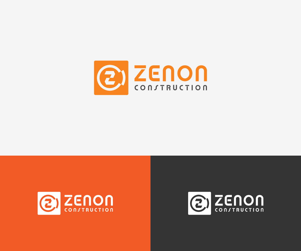 Logo Design by SlashGrid for Zenon Construction | Design #19369617