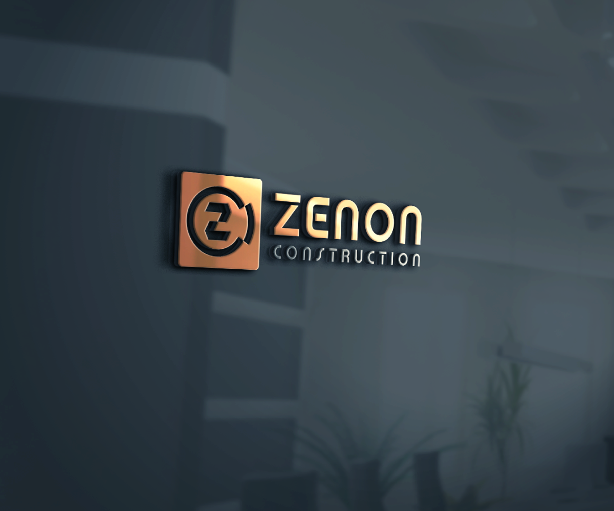 Logo Design by SlashGrid for Zenon Construction | Design #19369618
