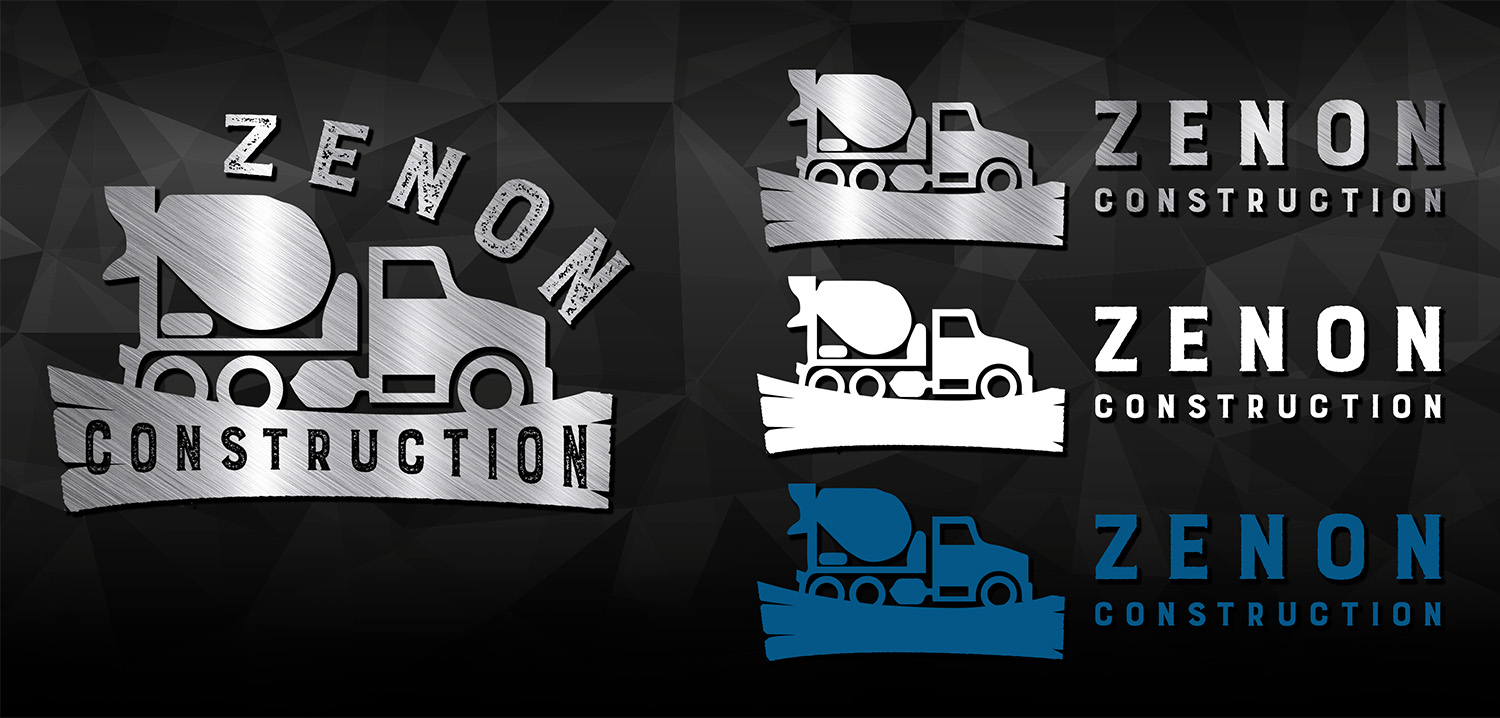 Logo Design by YhanRose Graphics for Zenon Construction | Design #19314039