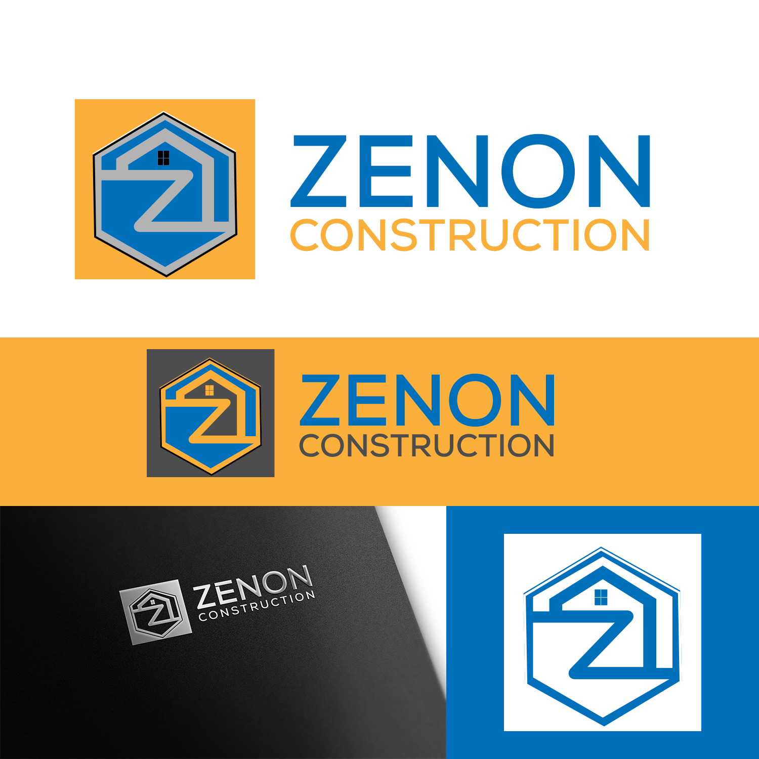 Logo Design by Aemidesigns for Zenon Construction | Design #19337759
