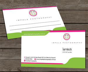 Diseño de Tarjeta de Presentación por Akwebdesigner para este proyecto | Diseño: #2927585