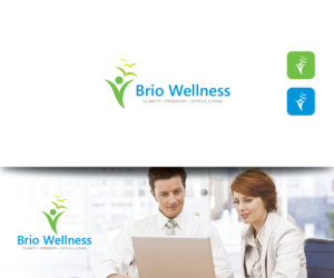 Brio Wellness - clarity, freedom, joyful living | Logo Design by nandkumar